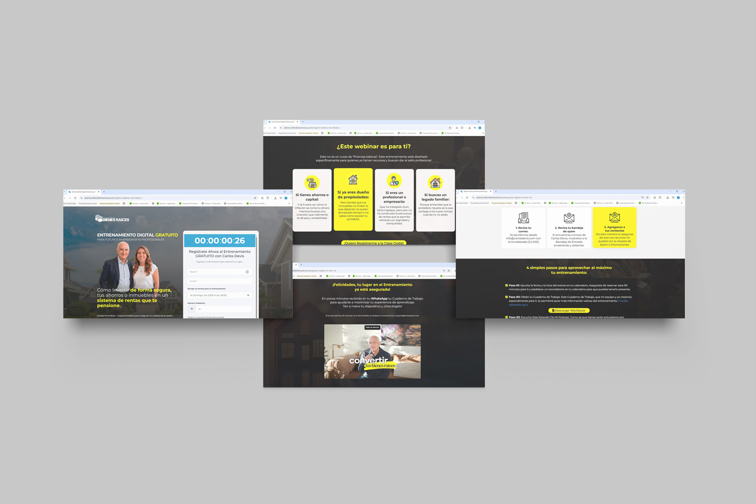 Embudo Webinar High Ticket Carlos Devis