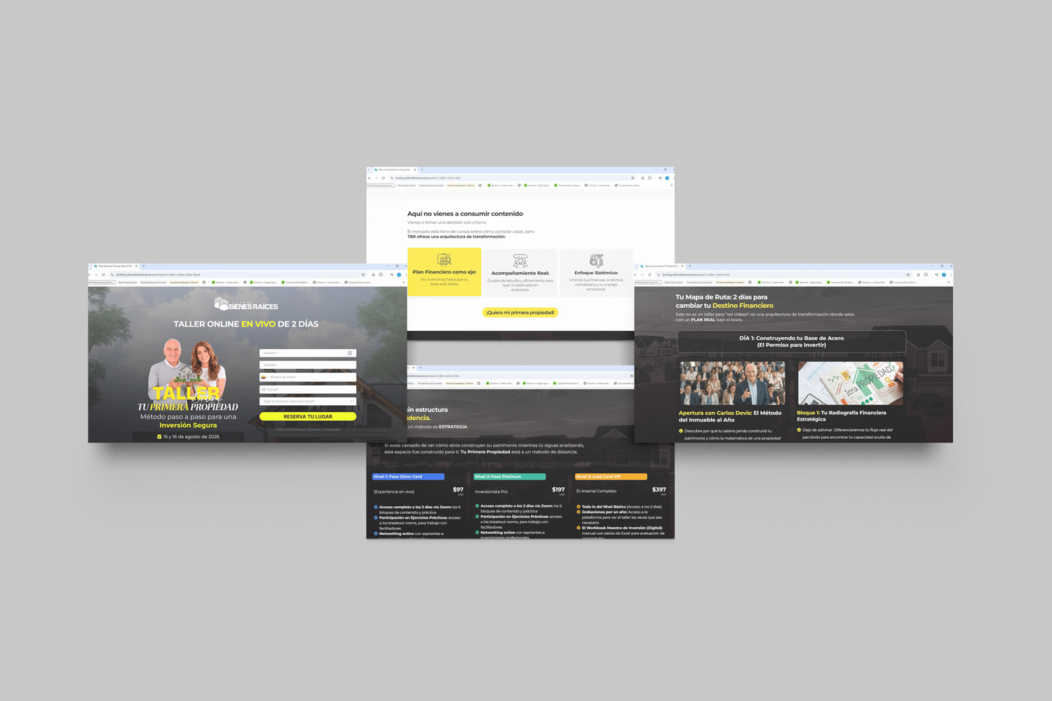 Embudo Registro y Venta Evento Online TBR